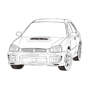 GG系　中期の無料塗り絵イラスト（知育・高齢者レク用）