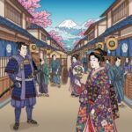 塗り絵でタイムトラベル！江戸時代の暮らしと文化を楽しもう