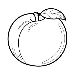 Free printable Peach 2 coloring page