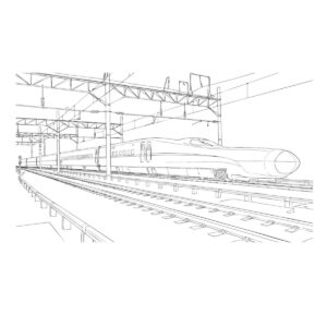 Free printable E5 Series / H5 Series coloring page