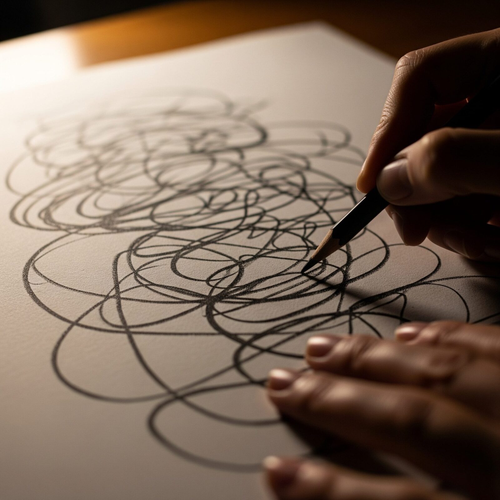 ストレス解消には自由な線画が効果的？心のモヤモヤを吐き出す「描く瞑想」