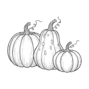 Free printable Pumpkin coloring page