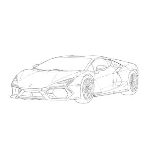 レヴエルトの無料塗り絵イラスト（知育・高齢者レク用）