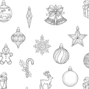 Free printable Ornament coloring page