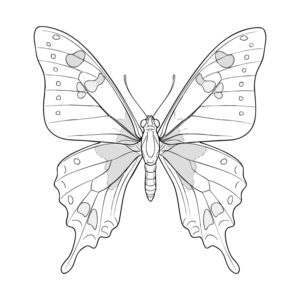 Free printable Graphium weiskei coloring page