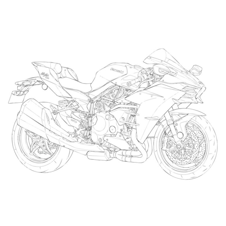 Free printable Ninja coloring page