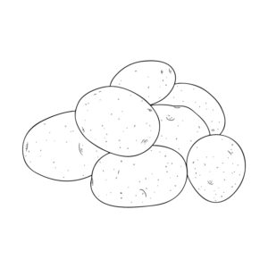 Free printable Potato 2 coloring page