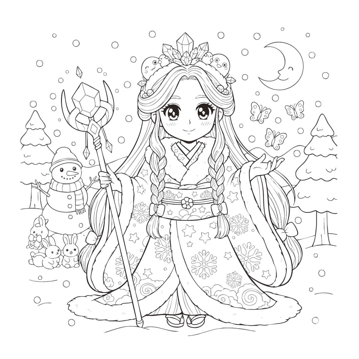 かわいい 雪女