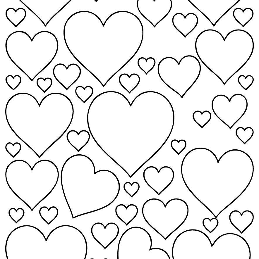 ハートマーク 複数