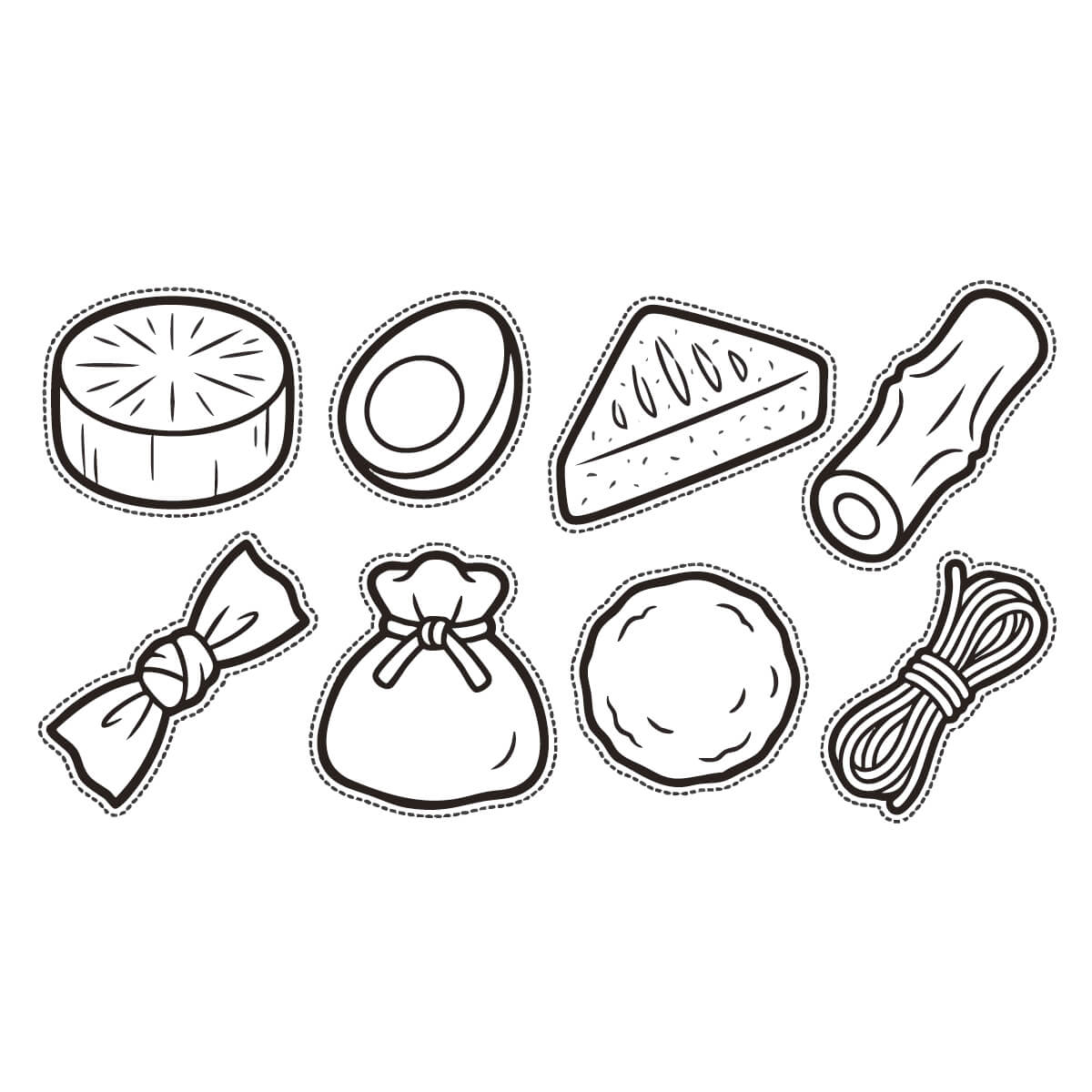 おでん　切り抜き用