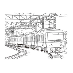 500形の無料塗り絵イラスト（知育・高齢者レク用）