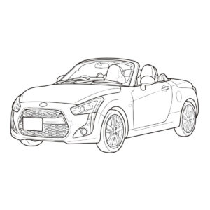 コペンの無料塗り絵イラスト（知育・高齢者レク用）