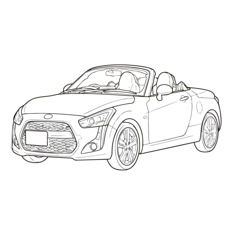 コペンの無料塗り絵イラスト（知育・高齢者レク用）