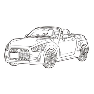 エクスプレイの無料塗り絵イラスト（知育・高齢者レク用）