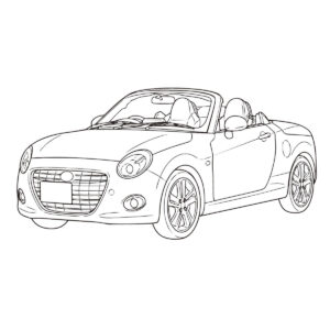セロの無料塗り絵イラスト（知育・高齢者レク用）