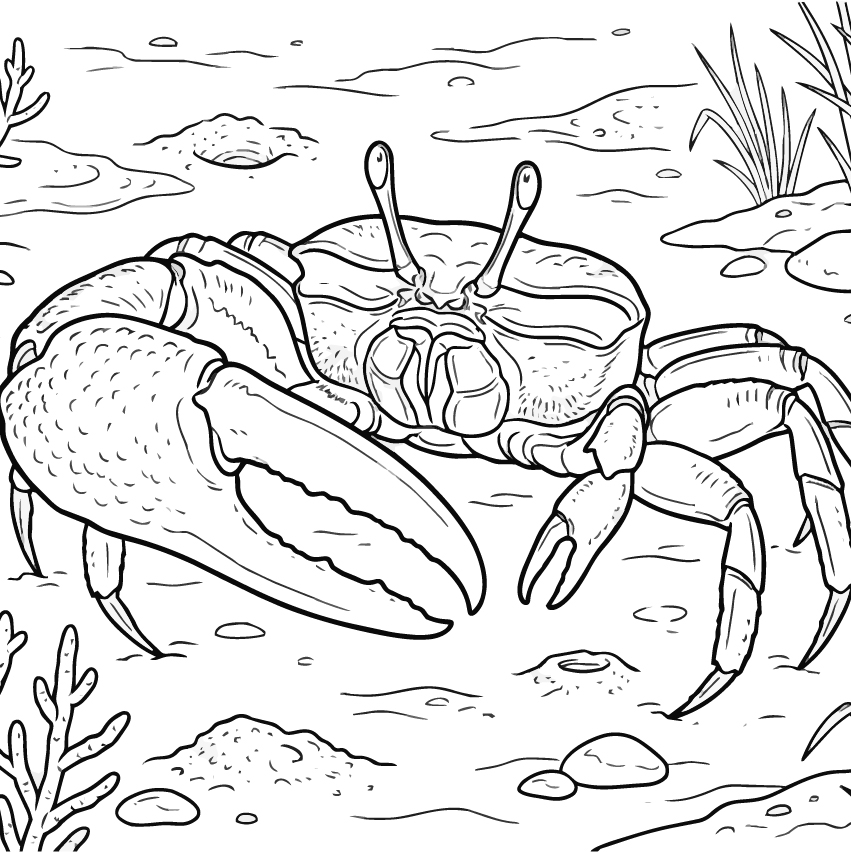 シオマネキ（潮招き）