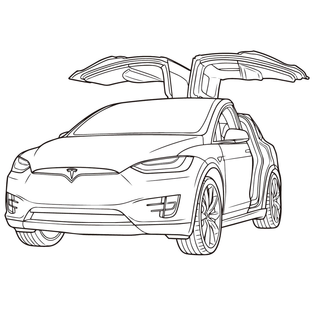 モデルX（ファルコンウィング）