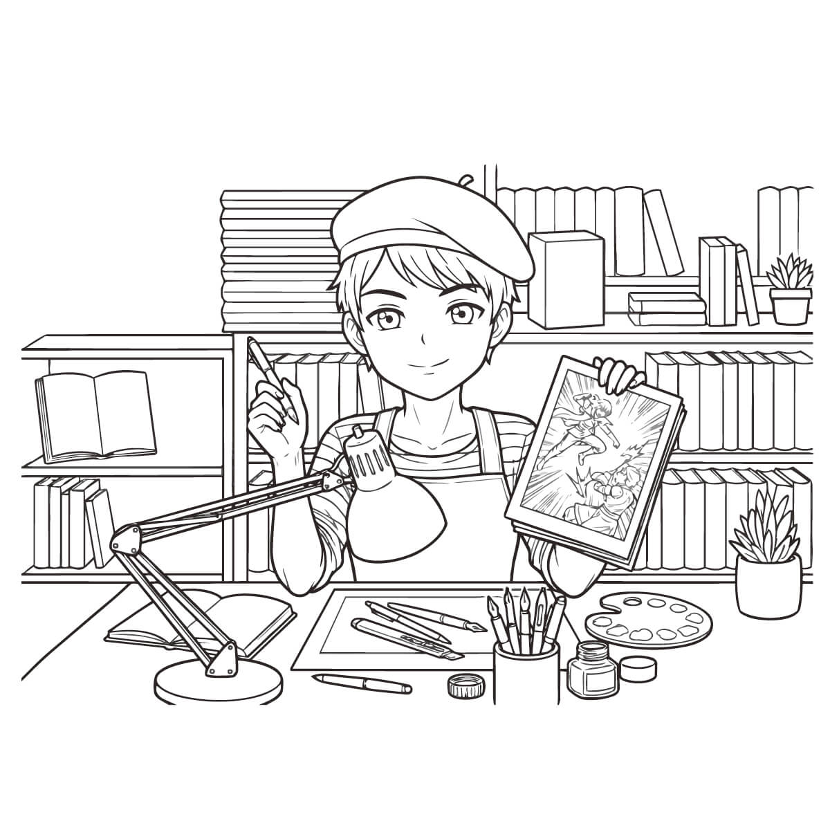 漫画家　男の子