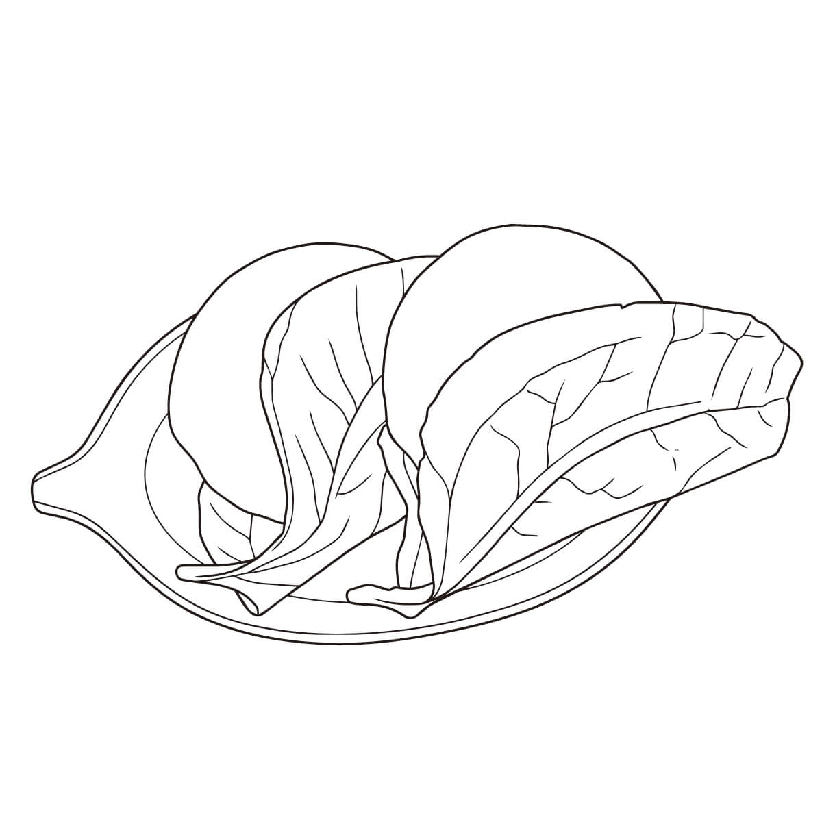 西日本の柏餅（サルトリイバラ餅・しば餅）