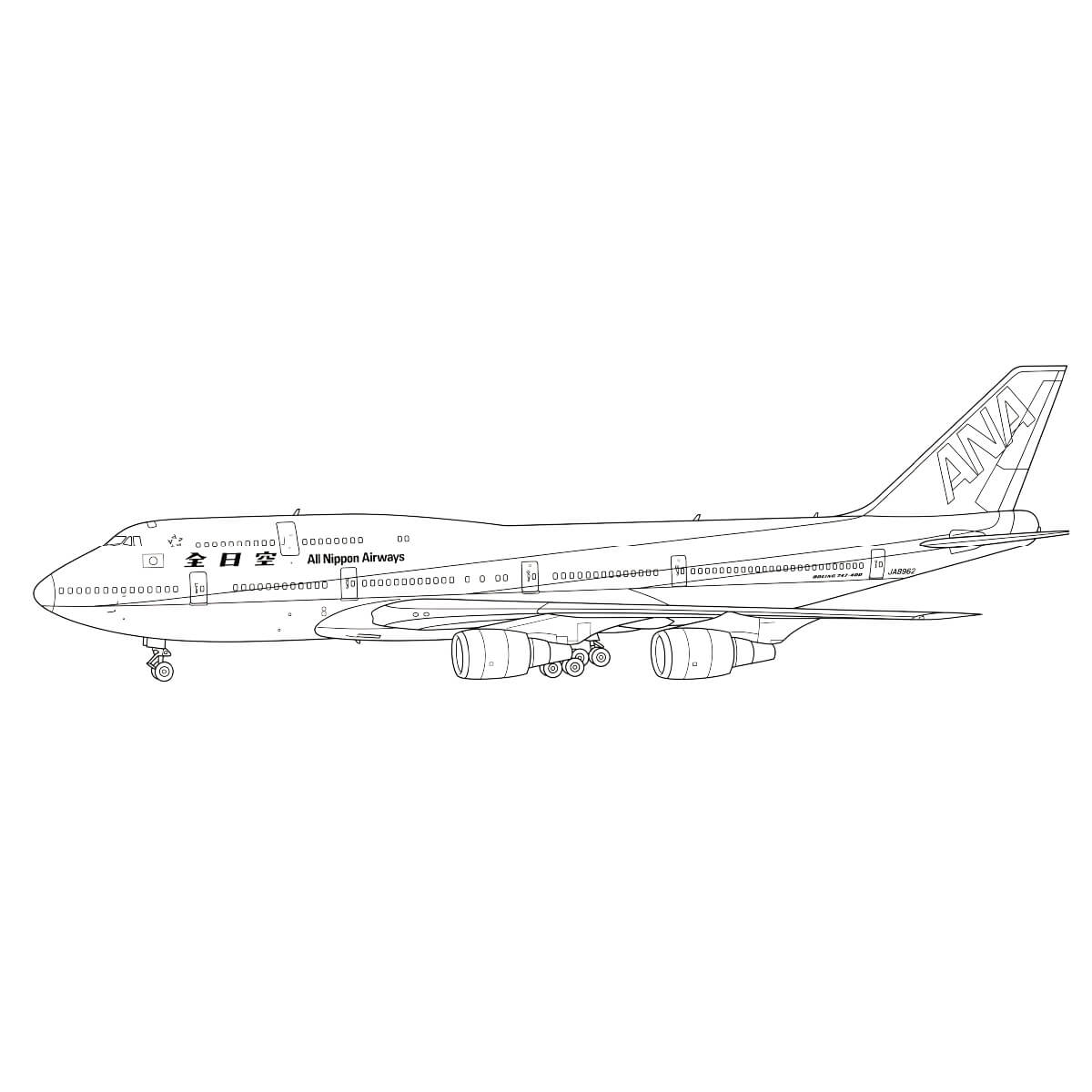 ANA ボーイング747-400D