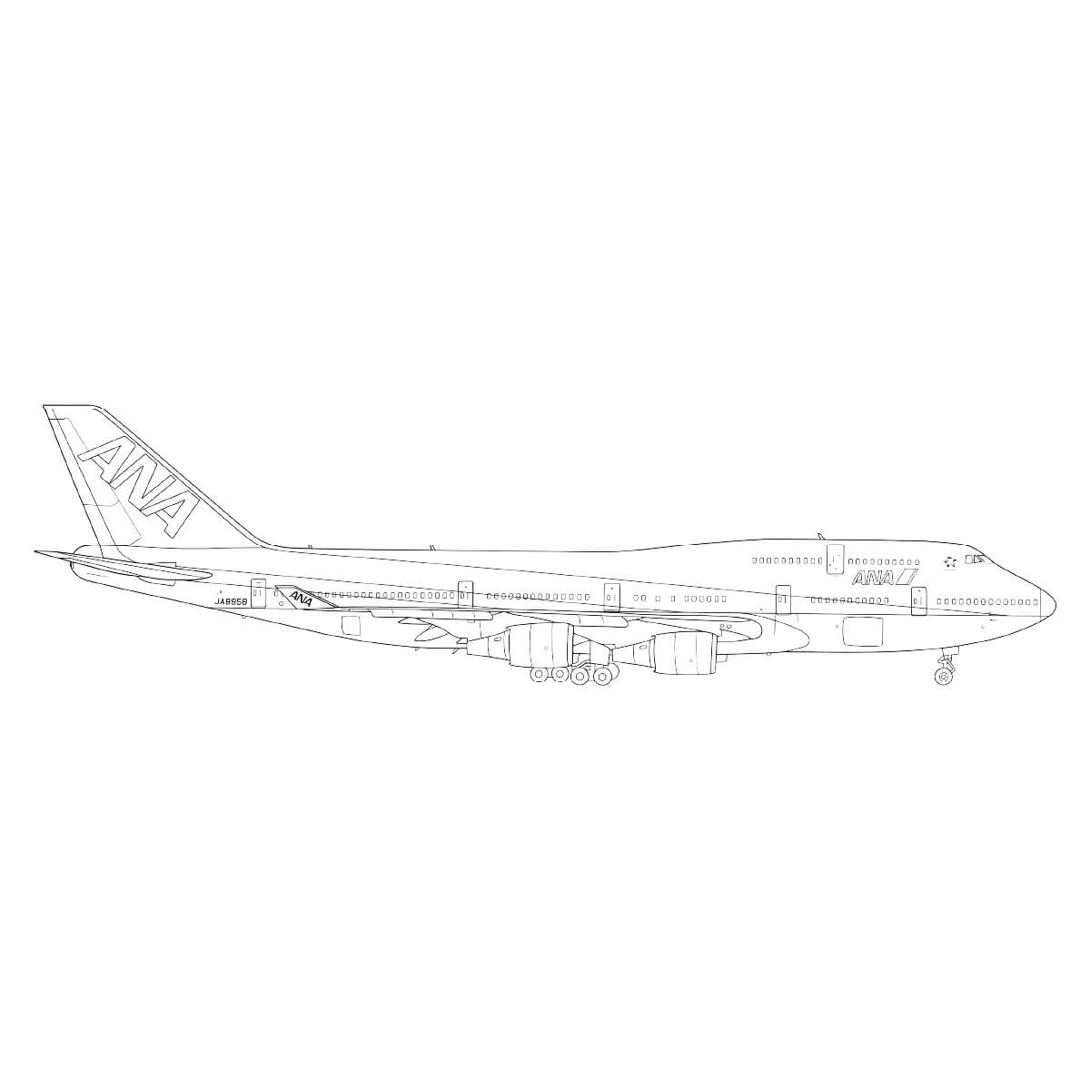 ANA ボーイング747-400 