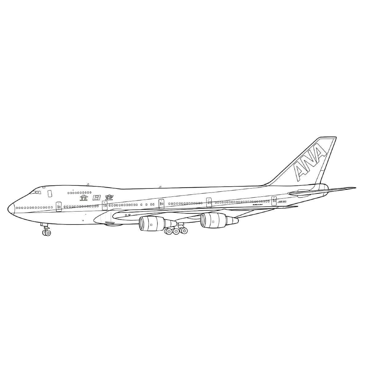 ANA ボーイング747SR