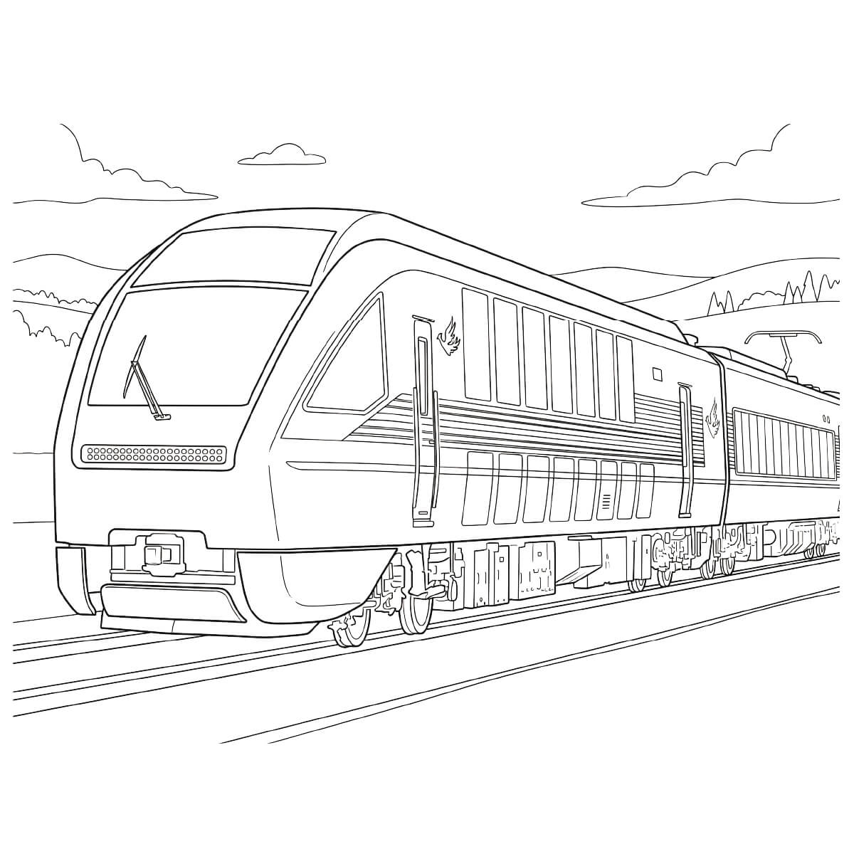 ひのとり (近鉄80000系電車)の塗り絵