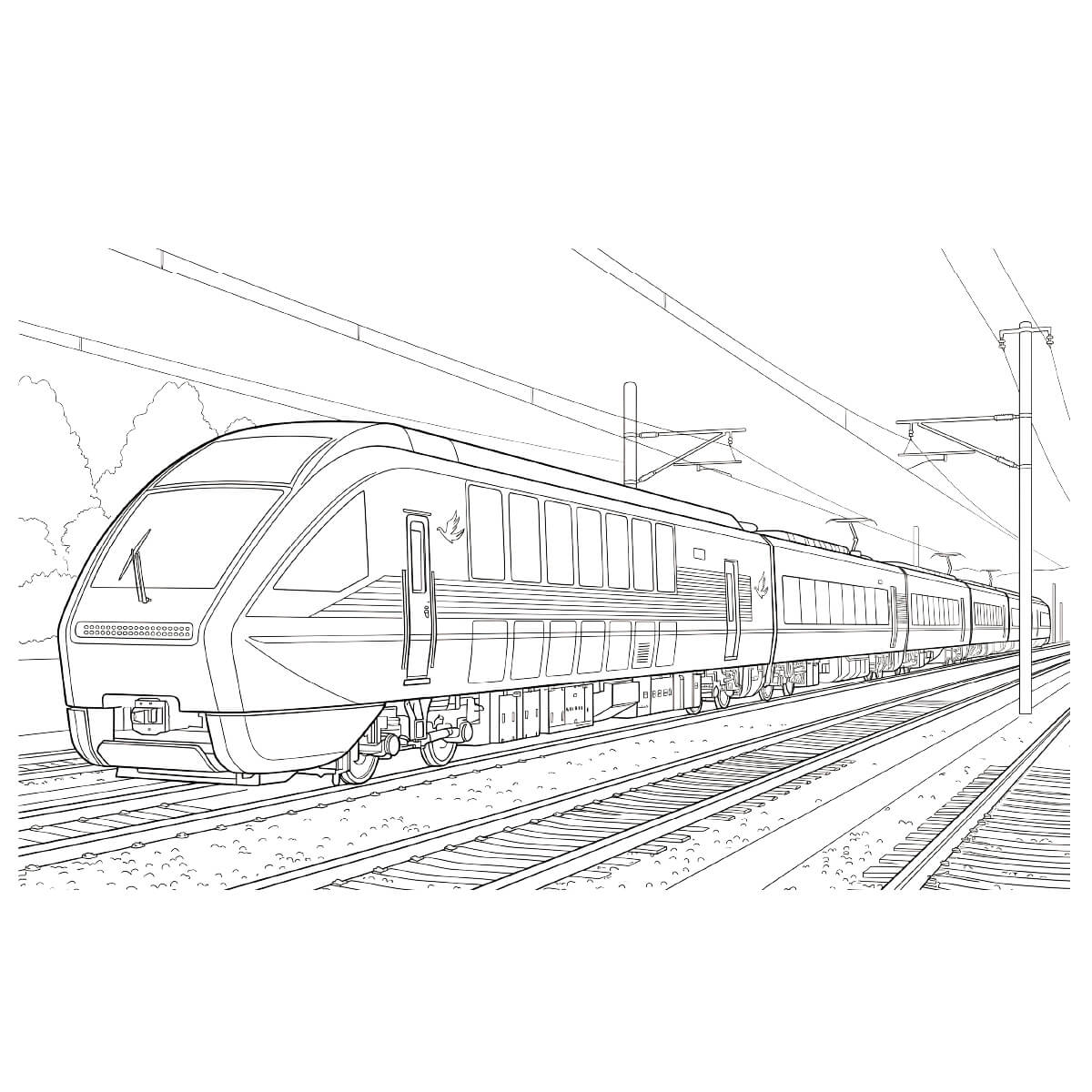 ひのとり (近鉄80000系電車)の塗り絵