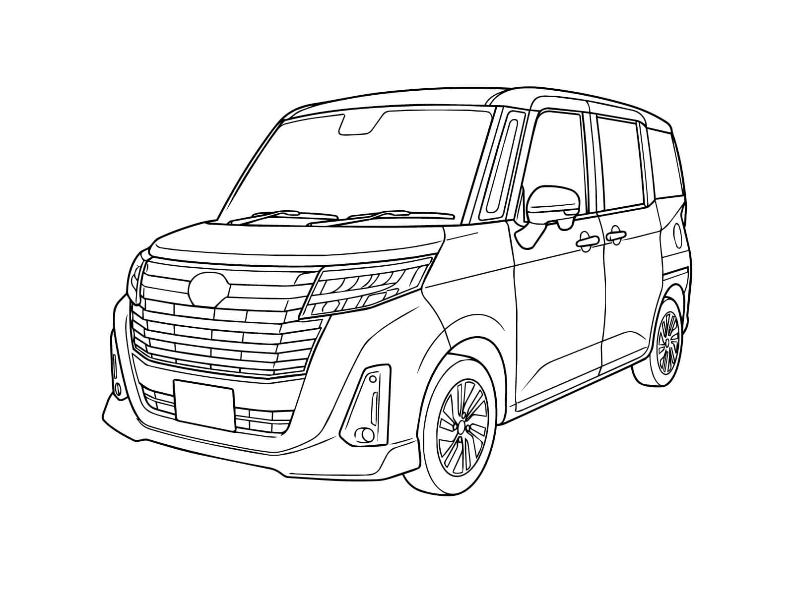 ルーミーの無料塗り絵イラスト（知育・高齢者レク用）