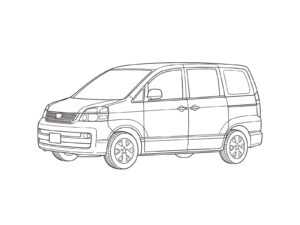Free printable First-generation Voxy coloring page