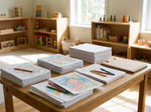 塗り絵の著作権と利用範囲｜学校・園・施設で配るときの注意点