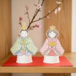 ひな祭りの塗り絵で作る「飾れるおひなさま」