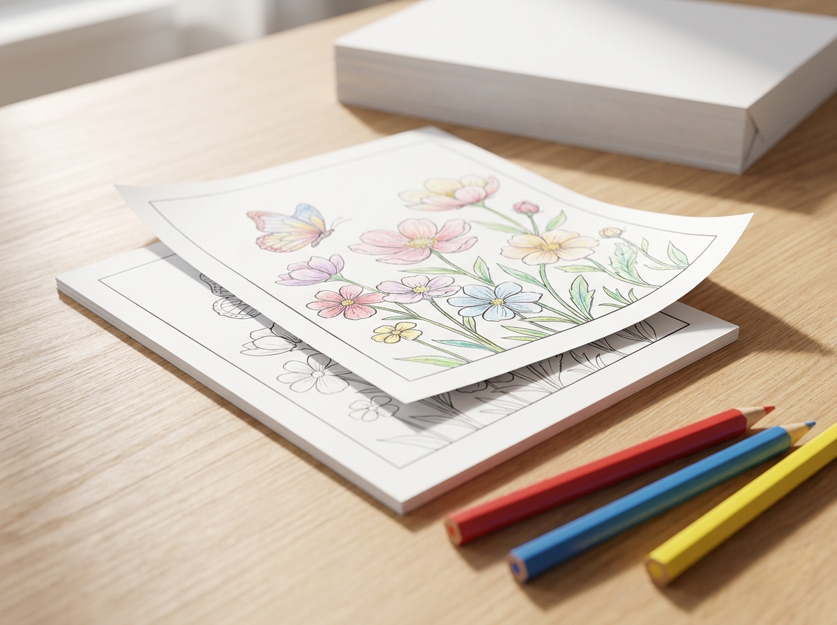 塗り絵の紙はどれがいい？家庭のプリンターで印刷するなら厚口が正解