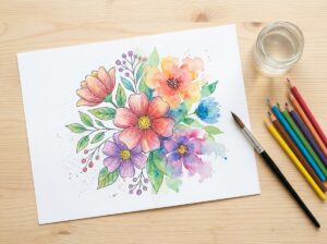 水彩色鉛筆で塗り絵が変わる｜選び方と失敗しない使い方