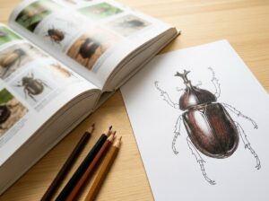 塗り絵の参考になるカブトムシ・クワガタの図鑑５選