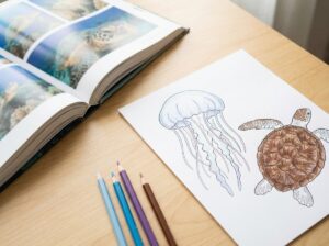 塗り絵の参考になる海の生き物の図鑑５選