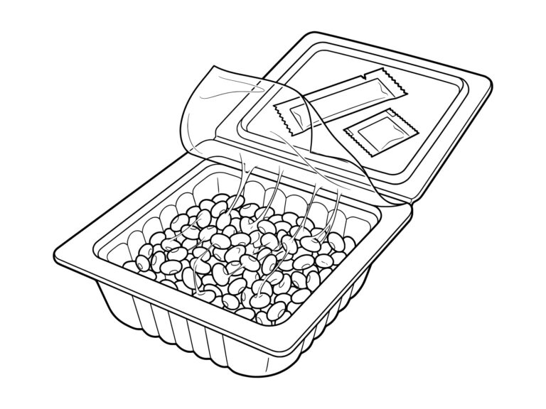 Free printable Natto coloring page