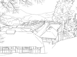 Free printable Ouchi-juku coloring page