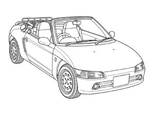 Free printable Beat (1991) with Rear Carrier coloring page