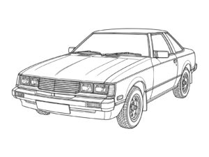 Free printable 2Nd Generation (A40 Series, 1977) coloring page