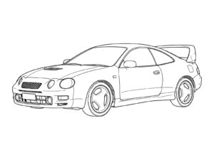 Free printable 6Th Generation (T200 Series - 1993) coloring page