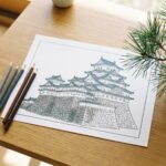 お城・お寺の塗り方｜瓦・白壁・石垣・朱色の柱を本物らしく塗るコツ