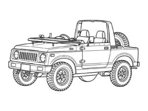 Free printable 2Nd Generation (SJ30, 1981) coloring page