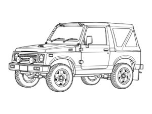 Free printable 2Nd Generation (JA11, 1990) coloring page