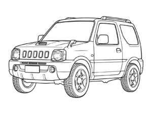 Free printable 3Rd Generation (JB23, 1998) coloring page
