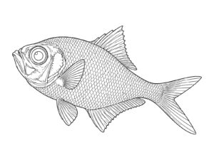 Free printable Splendid alfonsino coloring page