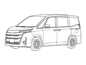 ノアの無料塗り絵イラスト（知育・高齢者レク用）