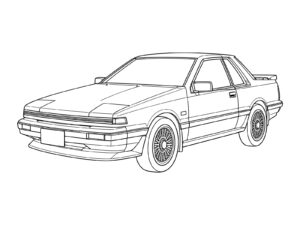 Free printable 4Th Generation (S12 Series, 1983) coloring page