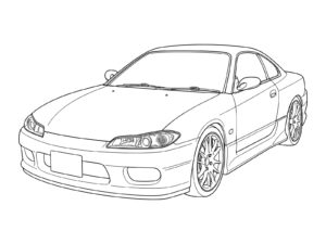 Free printable 7Th Generation (S15 Model / 1999) coloring page