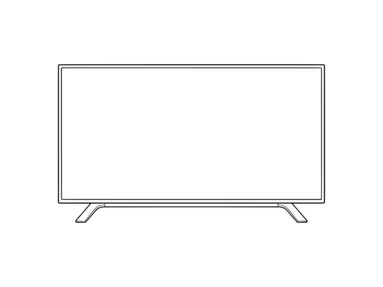 Free printable Television coloring page